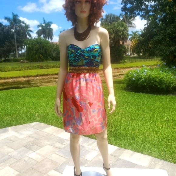 NWT TIBI DRESS 100% SILK - Picture 4 of 8